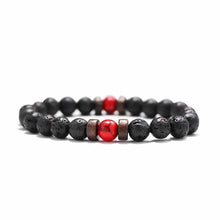 Load image into Gallery viewer, Fashion Lava Stone Bracelet Men Natural Moonstone Bead Chakra Bracelet Male Charm Diffuser Bracelets Heren Armband Jewelry Gift