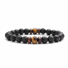 Load image into Gallery viewer, Fashion Lava Stone Bracelet Men Natural Moonstone Bead Chakra Bracelet Male Charm Diffuser Bracelets Heren Armband Jewelry Gift