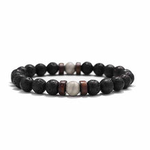 Load image into Gallery viewer, Fashion Lava Stone Bracelet Men Natural Moonstone Bead Chakra Bracelet Male Charm Diffuser Bracelets Heren Armband Jewelry Gift