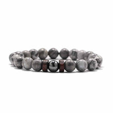 Load image into Gallery viewer, Fashion Lava Stone Bracelet Men Natural Moonstone Bead Chakra Bracelet Male Charm Diffuser Bracelets Heren Armband Jewelry Gift