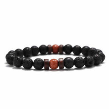 Load image into Gallery viewer, Fashion Lava Stone Bracelet Men Natural Moonstone Bead Chakra Bracelet Male Charm Diffuser Bracelets Heren Armband Jewelry Gift