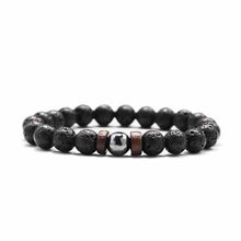 Load image into Gallery viewer, Fashion Lava Stone Bracelet Men Natural Moonstone Bead Chakra Bracelet Male Charm Diffuser Bracelets Heren Armband Jewelry Gift